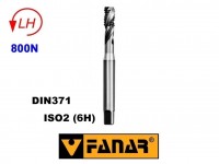 Závitník strojní M4 levý HSSE ISO2 (6H) DIN371 spirálový (40°) , FANAR