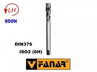 Závitník strojní M10 levý HSSE ISO2 (6H) DIN376 spirálový (40°) , FANAR