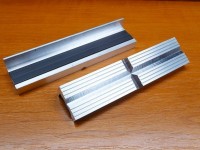 Vložky pro svěrák YORK 125mm - hliníkové s V-drážkou s magnetickým páskem