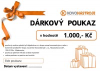 Dárkový poukaz v hodnotě 1.000,-Kč