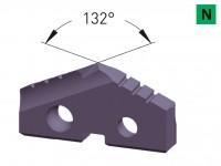 Vrtací břitová destička HSSE-PM 132° na neželezné materiály , Karnasch