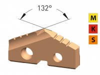 SK vrtací břitová destička 132° na litinu, inconel a titan , Karnasch