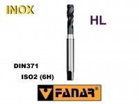 Závitník strojní M3 HSSE HL ISO2 DIN371 spirálový (40°) INOX , FANAR