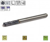 SK fréza pr. 1,2 x 6,4 mm 6bř. 25° TiAlN , CERANIT