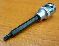 Zástrčná hlavice T55x200 prodloužená 1/2 torx , S2 , BGS