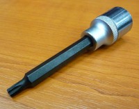 Zástrčná hlavice T10 x 100mm 1/2 torx , HONITON