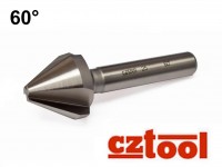 Tříbřitý záhlubník 60° HSS/E DIN334C , CZTOOL 