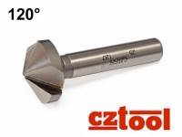 Tříbřitý záhlubník 120° HSS/E , CZTOOL 