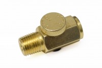 Průtokový ventil 1/4" NPT s aretací kuličkou