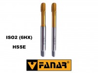 Tvářecí závitník M - HSSE TiN ISO2 (6HX) SR , DIN2174 , ČSN 223052 , FANAR